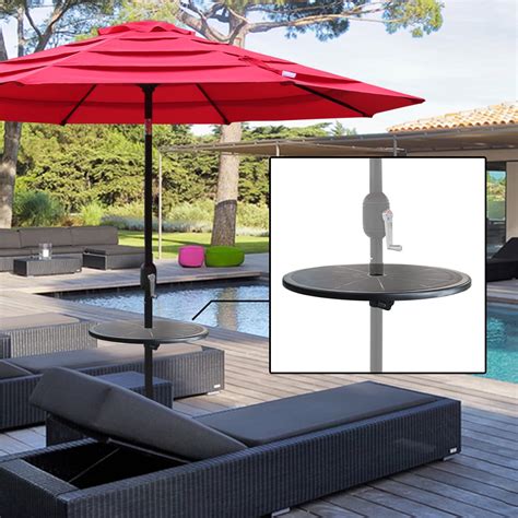 Abble Outdoor Adjustable All Weather Umbrella Table - Walmart.com