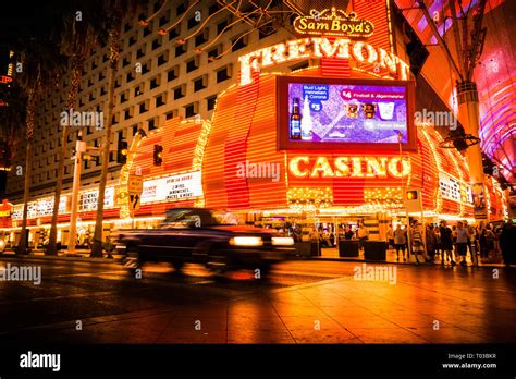 Neon lights shining brightly in Old Las Vegas or Downtown Las Vegas ...