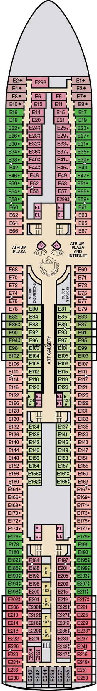 Carnival Elation Empress Deck Plan Tour