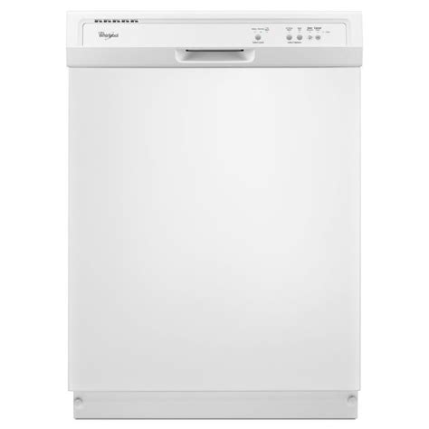 Shop Whirlpool 63-Decibel Built-in Dishwasher (White) (Common: 24-in ...