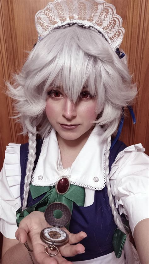 ''Remilia Sama, It's tea time'' My Sakuya Izayoi cosplay! : r/touhou