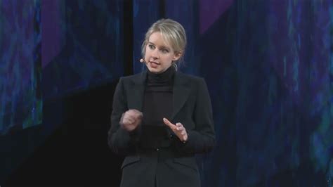 Elizabeth Holmes Talks at Ted - YouTube