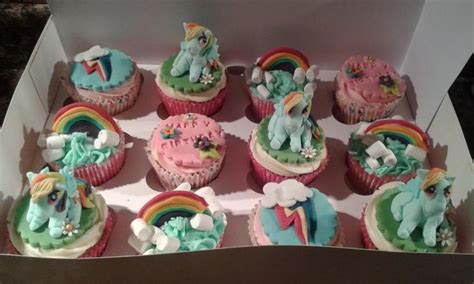 Rainbow Dash cupcakes | Rainbow dash cupcakes, Delicious cupcakes recipes, Cupcake cakes