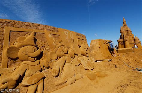 Belgium beach hosts “Sand Magic” sculptures - CGTN