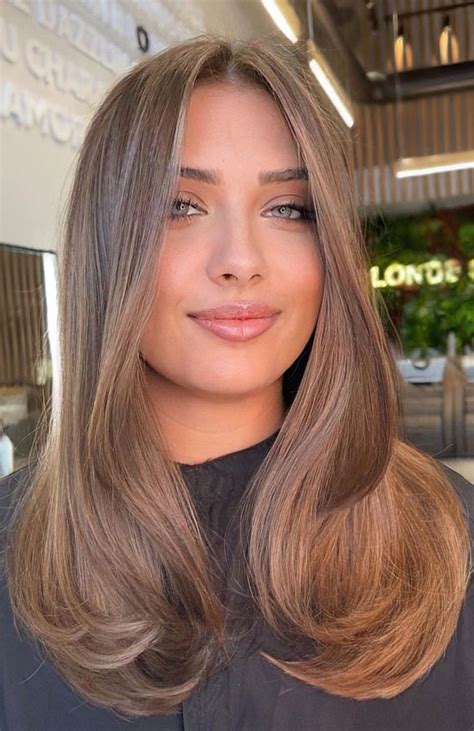 70 Hottest Brown Hair Colour Shades For Stunning Look : Trendy Mushroom brown