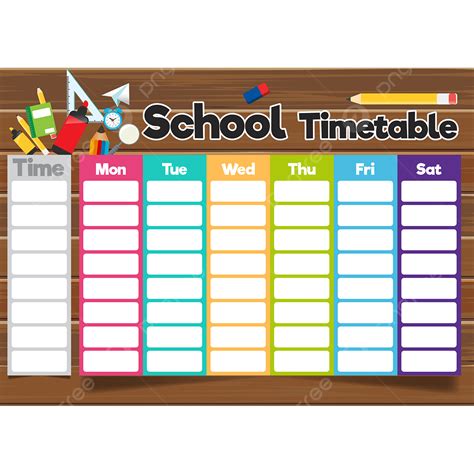 Timetable Template – serat