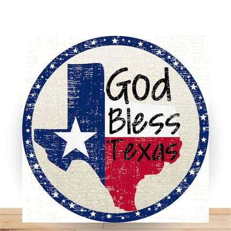 God Bless Texas Sign - Etsy