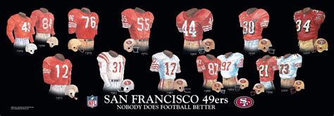 San Francisco 49ers Uniform and Team History | Heritage Uniforms and ...