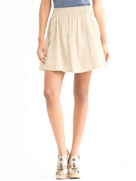 Khaki Skirt | DressedUpGirl.com