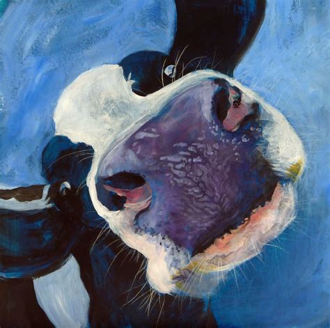 Cow Paintings On Canvas, Funny Paintings, Wall Art Canvas Painting, Animal Paintings, Painting ...