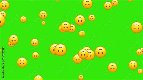 Upside down emoji. Silly emoticon, inverted smiling. Yellow face emoji.Animated falling emojis ...