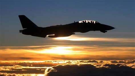 Fighter Jet Sunset Silhouette, Fighter, Jet, Sunset, Silhouette (1920x1080) - Desktop & Mobile ...