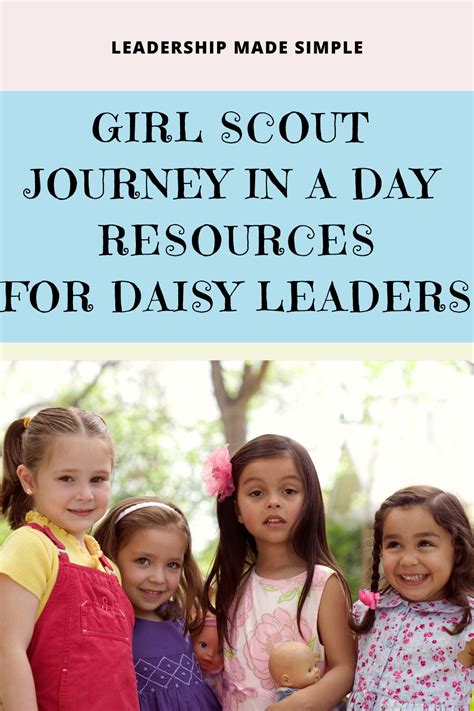 Girl Scout Journey in a Day or Weekend Resources for Leaders of Daisies ...