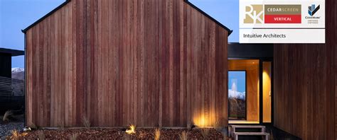 Cedar timber weatherboards: Western red cedar vertical cladding systems