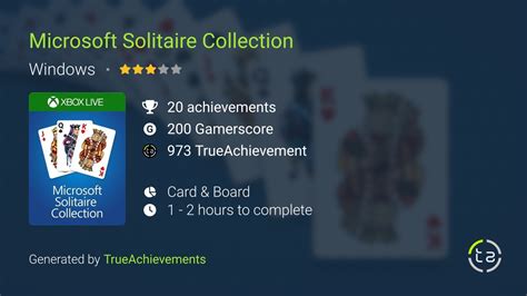 Microsoft Solitaire Collection (Windows) Achievements