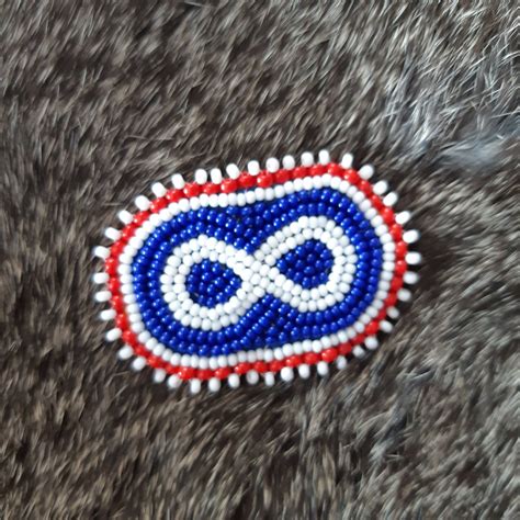 Metis Infinity Blue y White Infinity Symbol Pin | Etsy