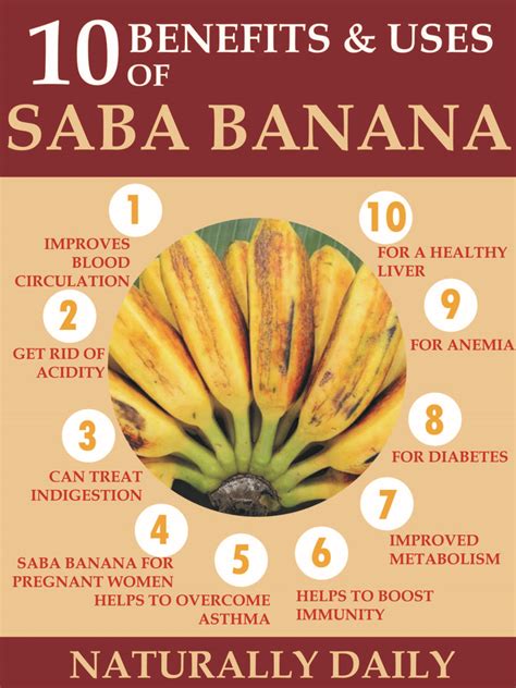 18 Saba Banana Benefits and Uses You Didn’t Know | Banana benefits, Banana, Food health benefits