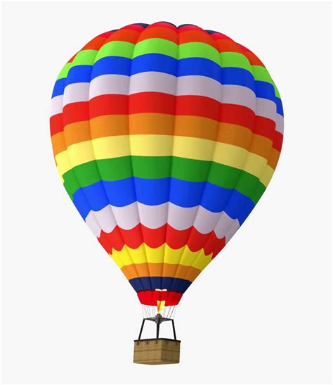 Transparent Balloon Png - Hot Air Balloon Animated, Png Download - kindpng