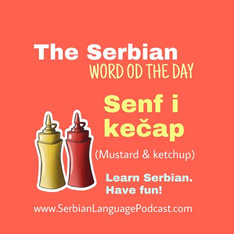 Croatian Language, Serbo Croatian, Serbian Recipes, Language Study, Word Of The Day, Ketchup ...