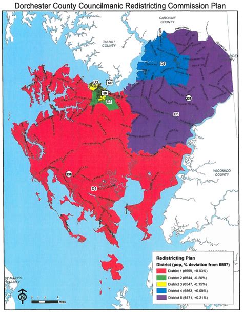 Council District Map | Dorchester County Government