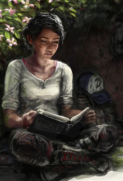 Clementine (detail from Flower in the dark) by Ordoveci on DeviantArt | Walking dead art, The ...