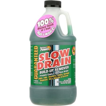 Instant Power Slow Drain Build-Up Remover, 67.6 fl oz - Walmart.com