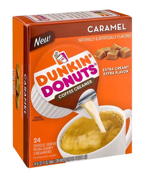 Dunkin' Donuts Caramel Liquid Coffee Creamer Singles - Shop Coffee ...