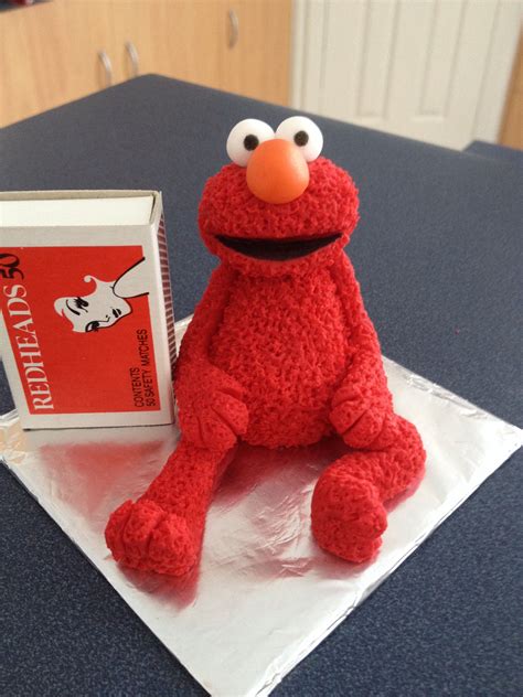 Elmo cake topper for the Mothers Group Joint 1st birthday cake. 2.5 ...