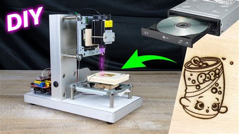 HOW to make CNC LASER engraver DIY from DVD drive - YouTube