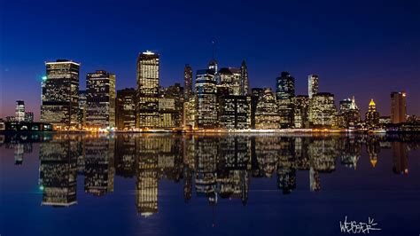 Manhattan Night Skyline Wallpapers | HD Wallpapers | ID #13816