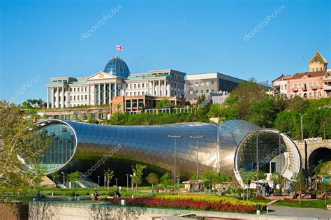 Tbilisi modern architecture in Tbilisi — Stock Photo © joyfull #78523120