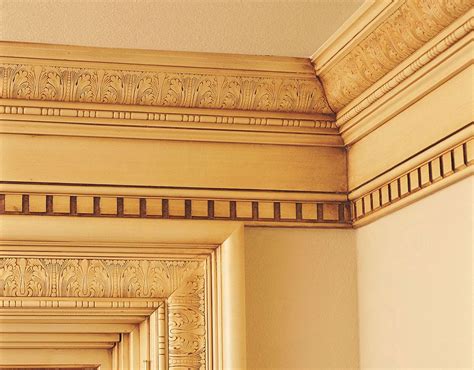 Ornamented moulding | Crown molding, Ceiling crown molding, Coffered ceiling