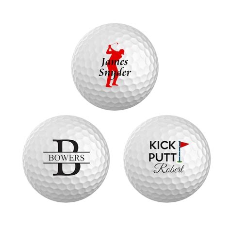 Personalized Golf Balls Custom Golf Balls Golf Gift Gift - Etsy