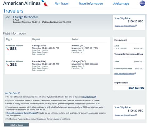 Chicago to Phoenix $107 Round-Trip, Nonstop, on American