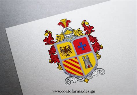 Coat of arms I redesigned for a French family according to the existing ...