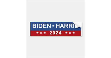 Biden Harris 2024 Bumper Sticker | Zazzle