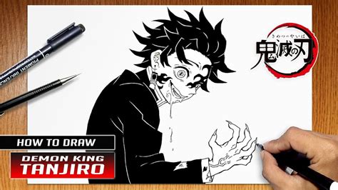 How To Draw Demon King Tanjiro