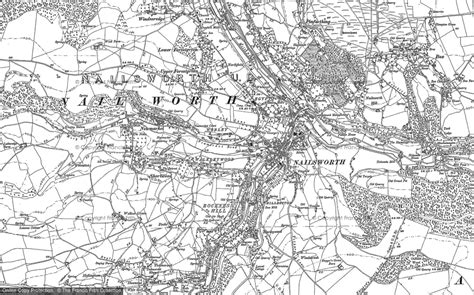 Historic Ordnance Survey Map of Nailsworth, 1882