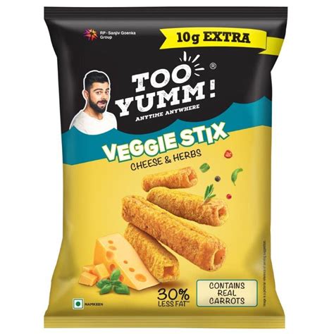 Too Yumm Veggie Stix Cheese & Herbs 75gm