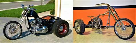 Custom Trike Softail Bobber Chopper Frame Rolling Chassis Roller Harley ...