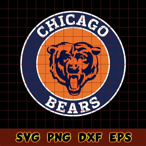 Chicago Bears Circle Logo Svg, Chicago Bears Svg, NFL Svg, S | Inspire ...