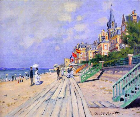 The Beach at Trouville by Monet (Illustration) - World History Encyclopedia