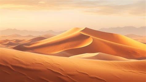 Premium AI Image | A Mesmerizing Shot of the Arid Desert Landscape