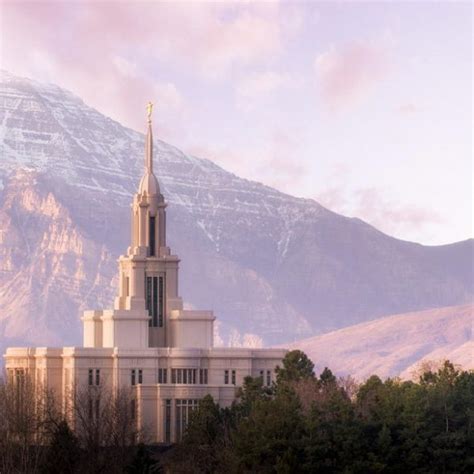 Payson Temple He Remembers The One - LDS Temple Pictures