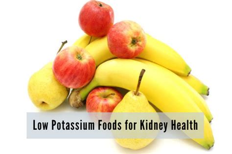 Low Potassium Foods for Kidney Health - Health Stand Nutrition - Online Nutritionist Calgary ...