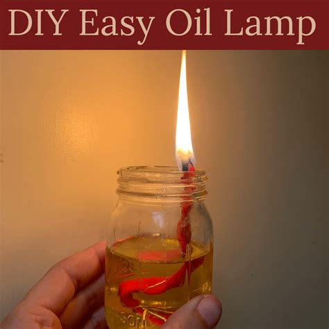 Easy Homemade DIY Oil Lamp - Rogue Preparedness - how to get prepared for emergencies and disasters