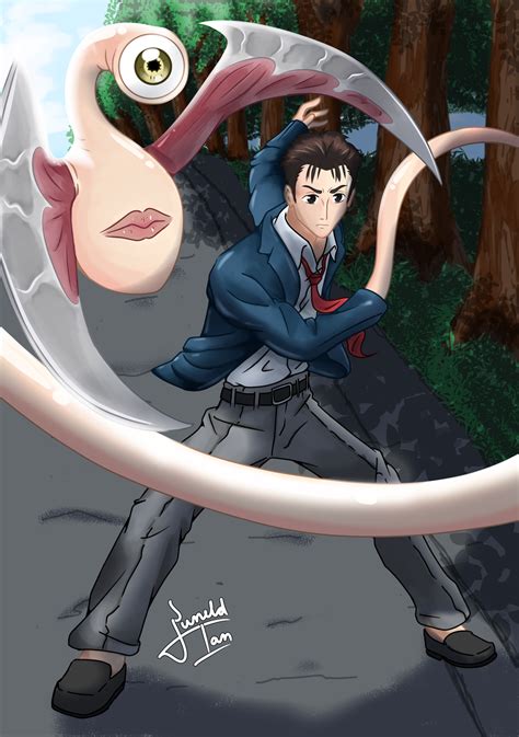 Shinichi and Migi ~Parasyte Lightian - Illustrations ART street