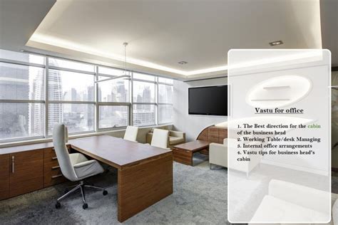 Vastu For Office: Boss Cabin, Direction, Table Arrangements