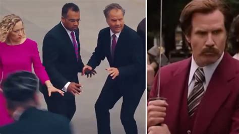 British Newscasters Recreate Famous Anchorman Fight Scene - Trill Mag