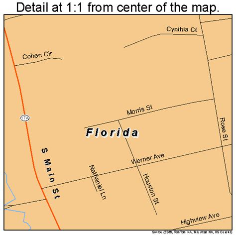 Florida New York Street Map 3626319